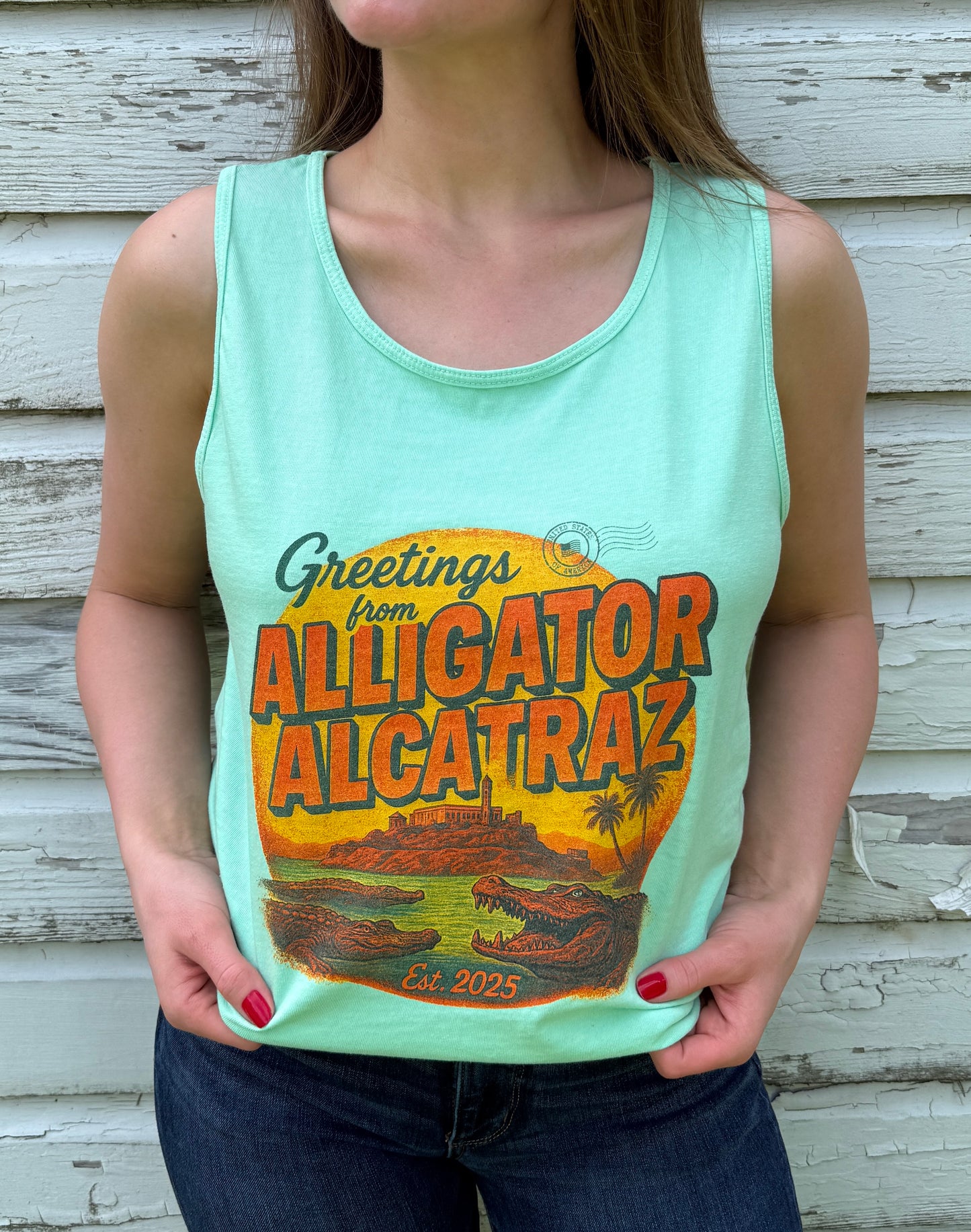 Alligator Alcatraz Tank Top (Comfort Colors®)