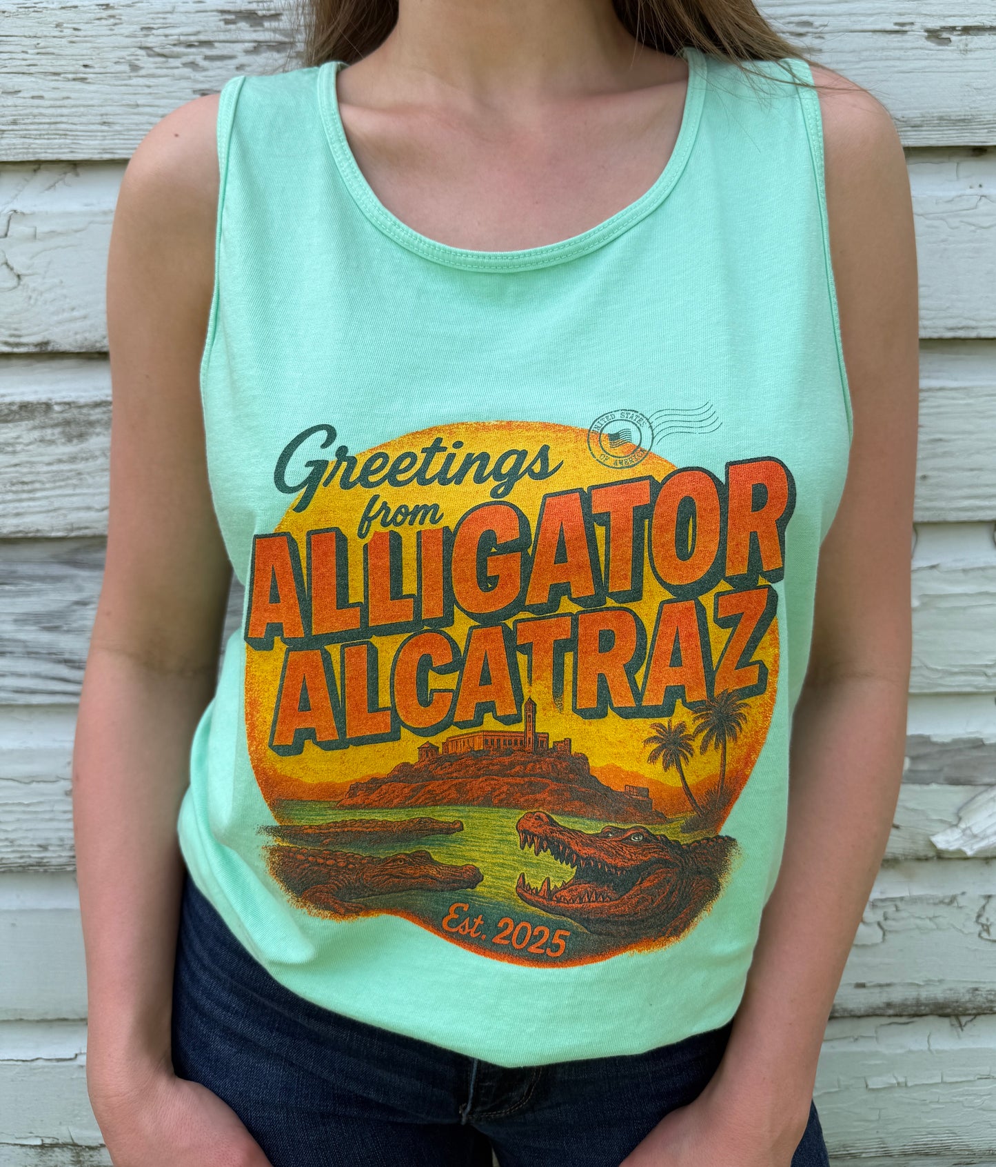 Alligator Alcatraz Tank Top (Comfort Colors®)