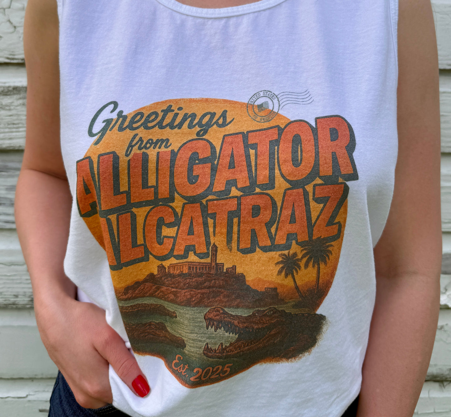 Alligator Alcatraz Tank Top (Comfort Colors®)
