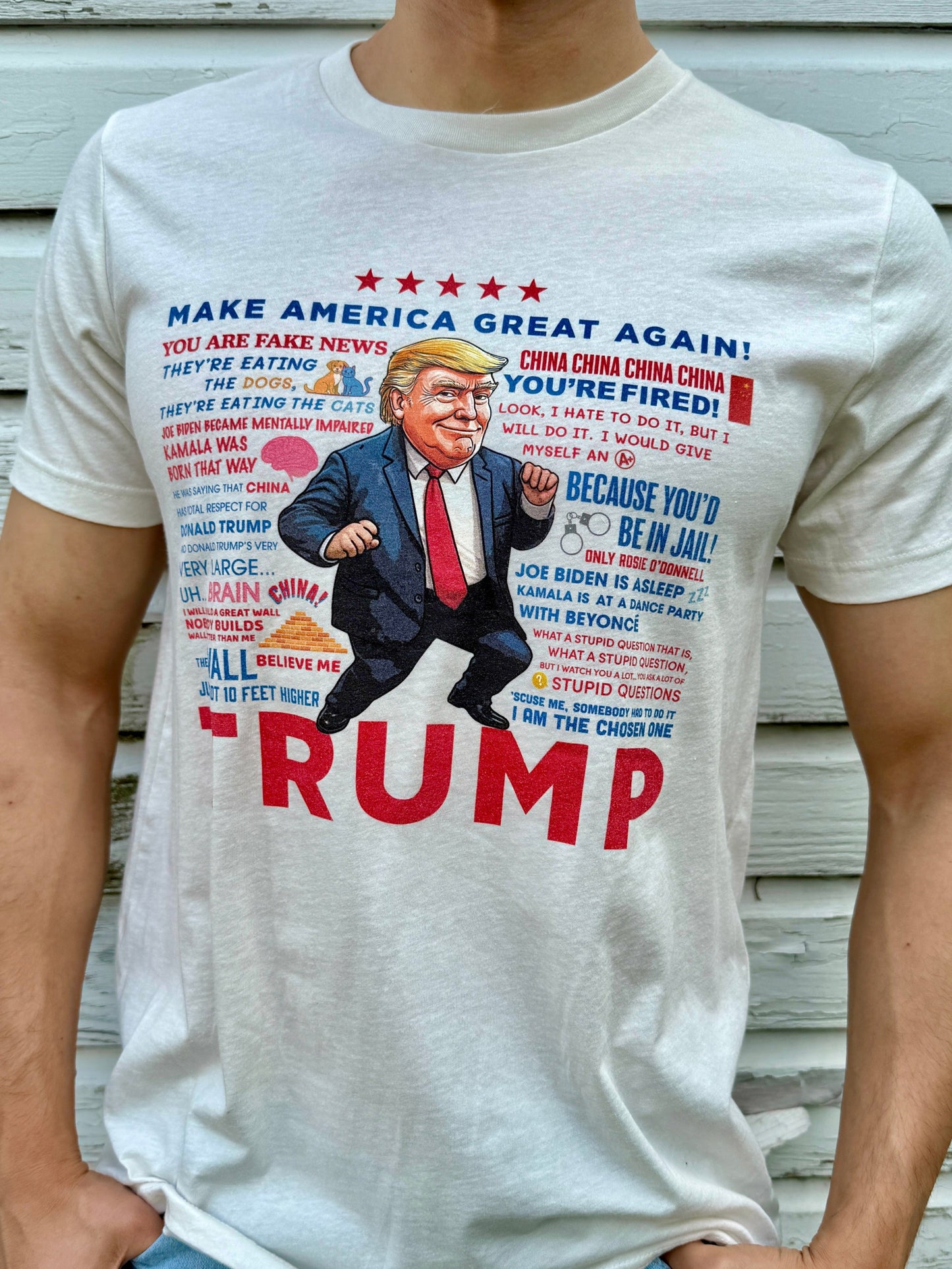 Men's Trump Quotes T-shirt - White