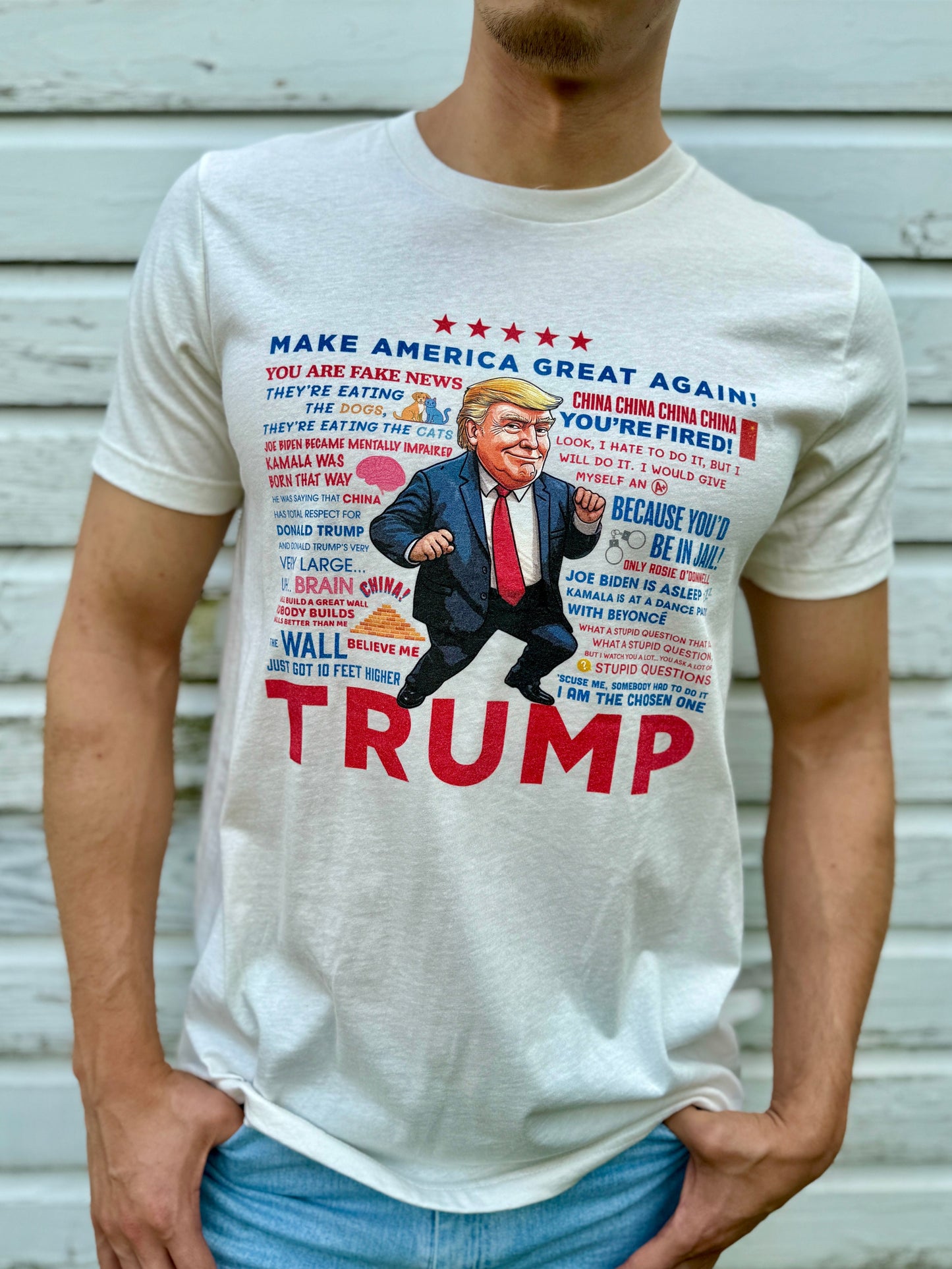 Men's Trump Quotes T-shirt - White
