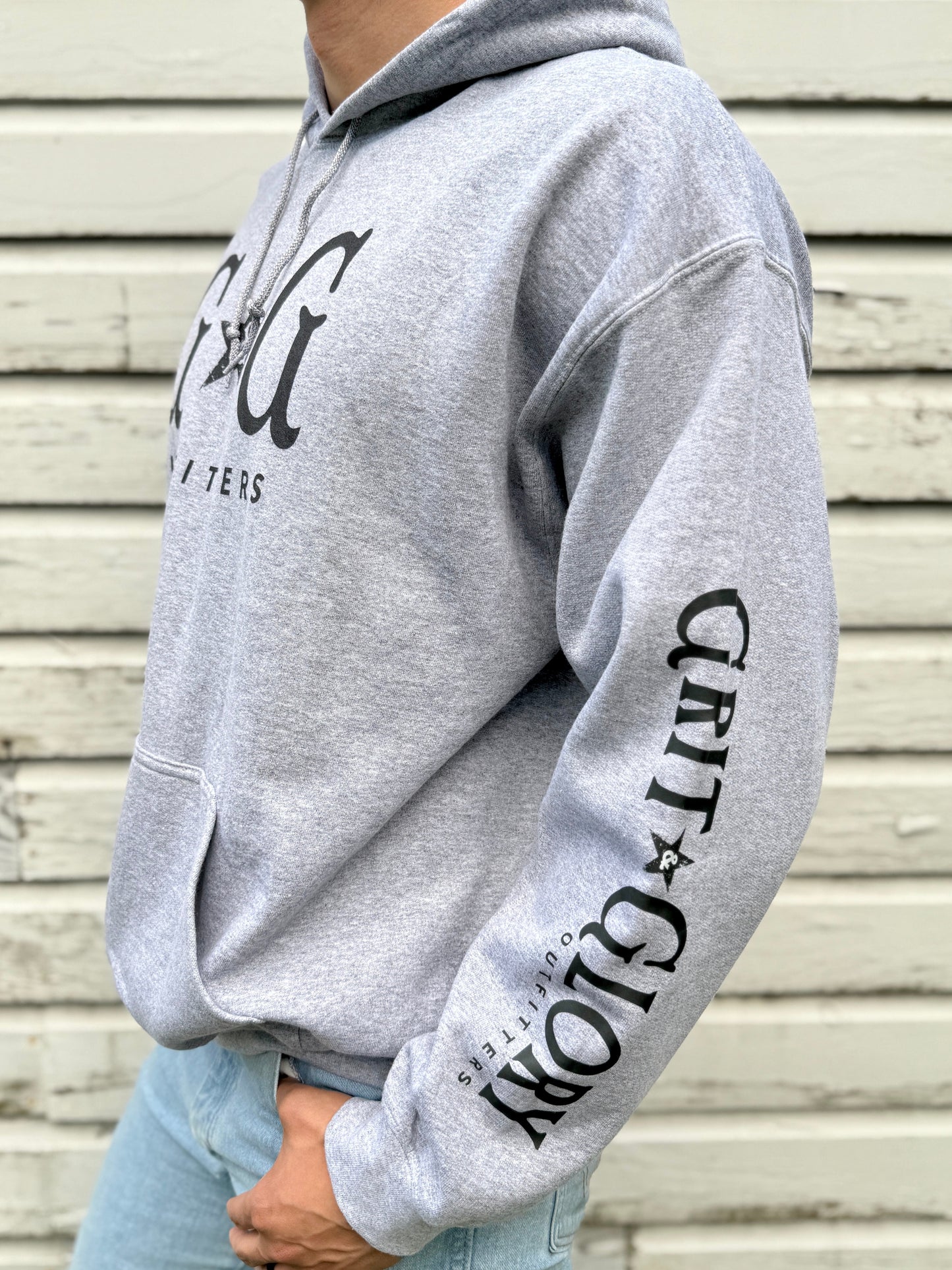 Men's GG Hoodie (with Sleeve) - Grey