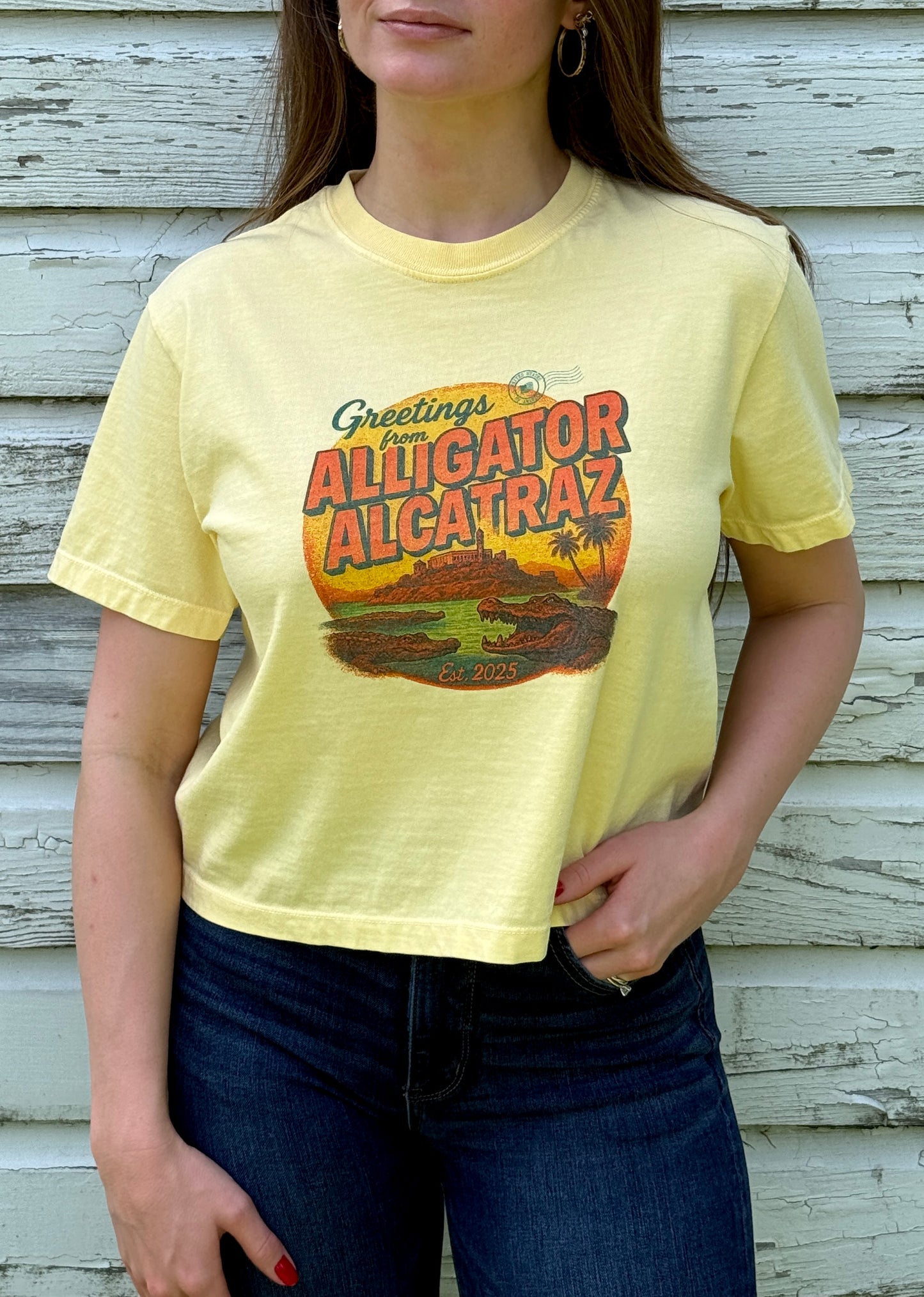 Alligator Alcatraz T-shirt (Comfort Colors® Boxy)