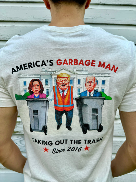 America's Garbage Man - Vintage White (Men)