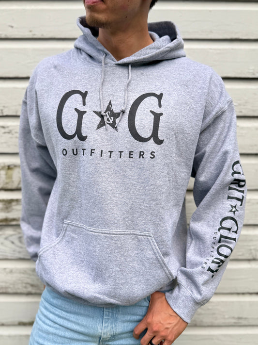 Men's GG Hoodie (with Sleeve) - Grey