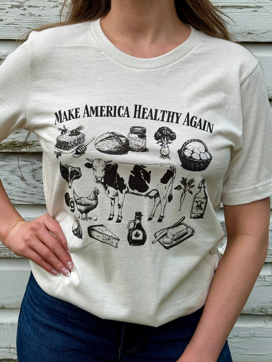 MAHA T-Shirt Vintage White