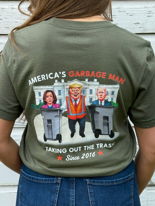 America's Garbage Man - Military Green (Women)