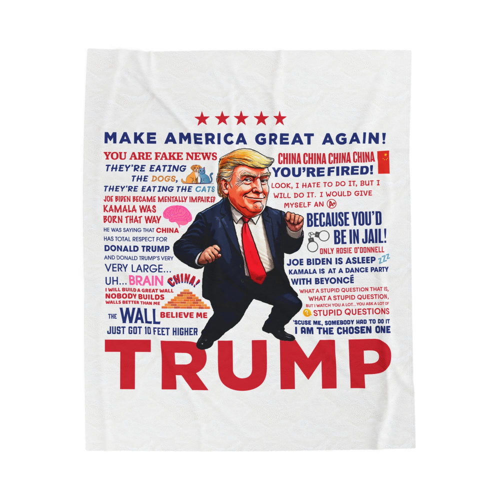 Trump Collage Blanket